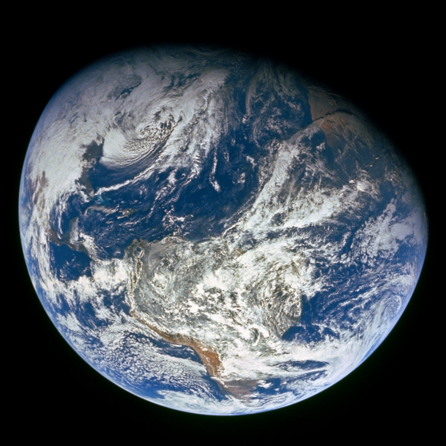 An image taken from Apollo 8 in December 1968. Photo: NASA